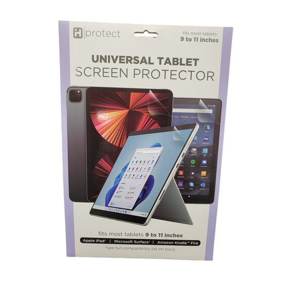 iHome Protect Universal Tablet Screen Protector Apple iPad Microsoft Surface - Picture 1 of 3